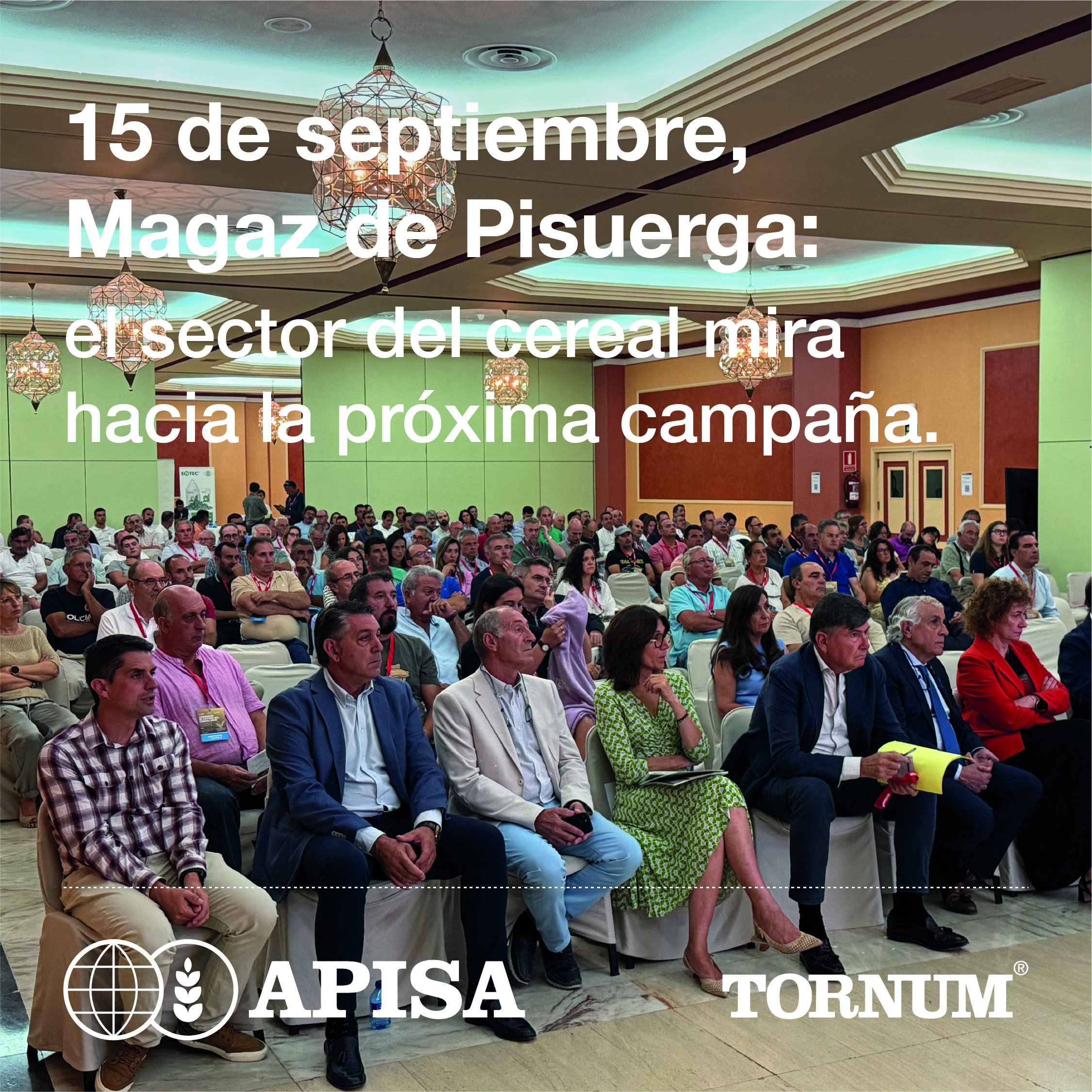 Asistentes al Congreso El Futuro del Cereal en Magaz de Pisuerga