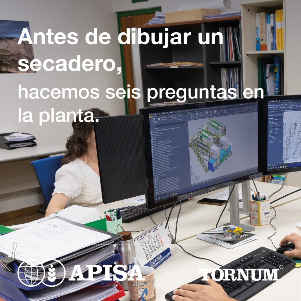 Diseño de un secadero de grano en la oficina técnica de APISA